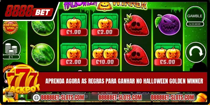 Aprenda agora as regras para ganhar no Halloween Golden Winner