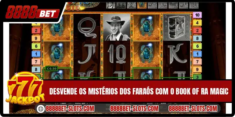 Desvende os mistérios dos faraós com o Book of Ra Magic