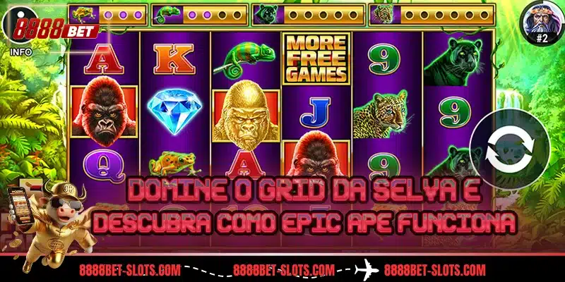 Domine o grid da selva e descubra como Epic Ape funciona