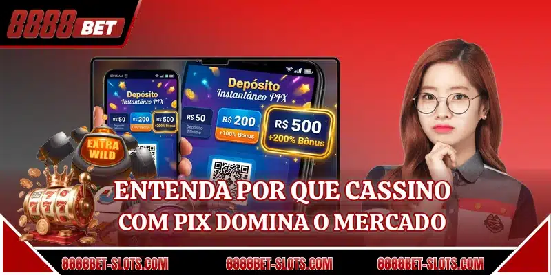 Entenda por que cassino com pix domina o mercado