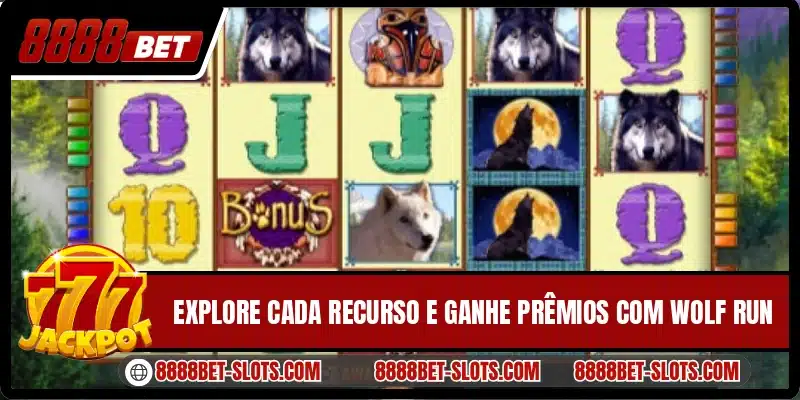 Explore cada recurso e ganhe prêmios com Wolf Run