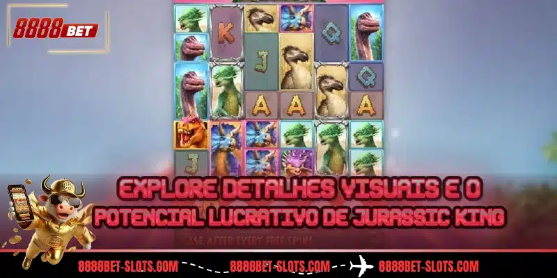 Explore detalhes visuais e o potencial lucrativo de Jurassic King
