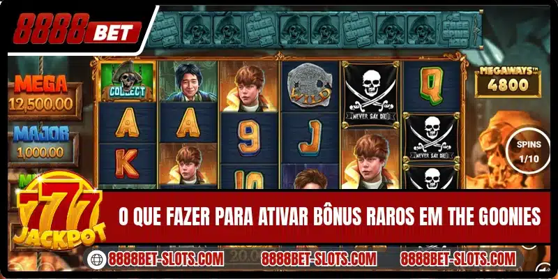 O que fazer para ativar bônus raros em The Goonies